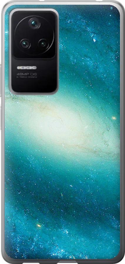 Чехол на Xiaomi Redmi K40S Голубая галактика