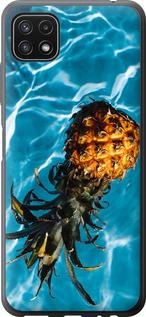 Чехол на Samsung Galaxy A22 5G A226B Ананас на воде