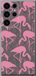 Чехол на Samsung Galaxy S24 Ultra Vintage-Flamingos