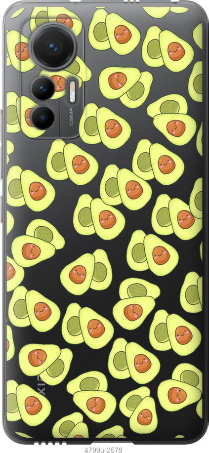 Чехол на Xiaomi 12 Lite Весёлые авокадо