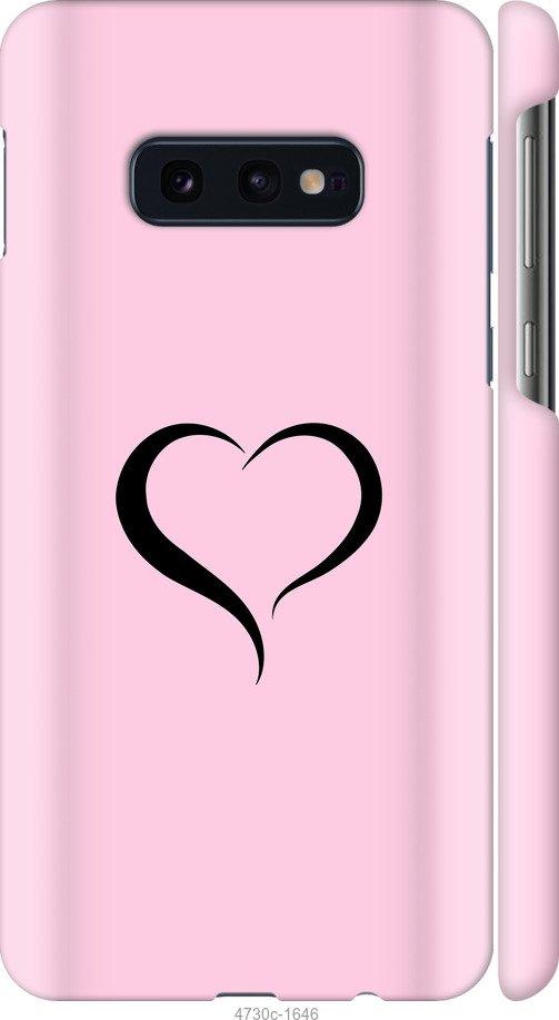 Чехол на Samsung Galaxy S10e Сердце 1