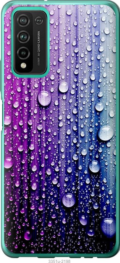 Чехол на Huawei Honor 10X Lite Капли воды