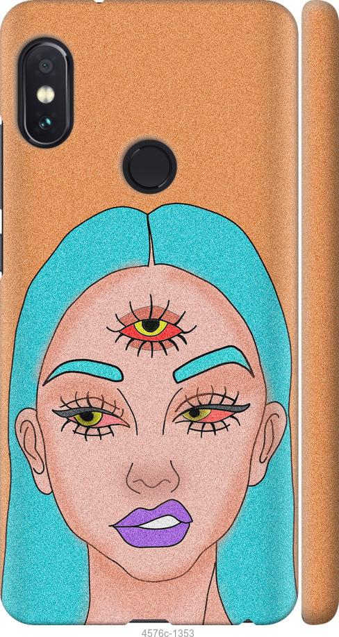 Чехол на Xiaomi Redmi Note 5 Девушка рисунок