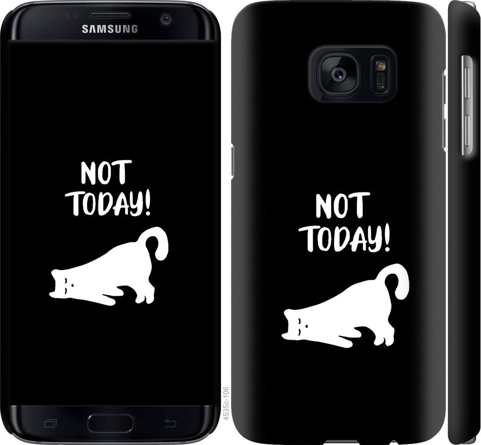 Чехол на Samsung Galaxy S7 G930F Уставший кот