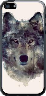 Чехол на iPhone SE Волк-арт