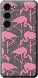 Чехол на Samsung Galaxy S23 Vintage-Flamingos