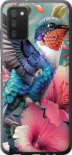 Чехол на Samsung Galaxy A03s A037F Сказочная колибри
