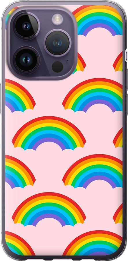 Чехол на iPhone 14 Pro Rainbows