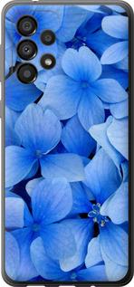 Чехол на Samsung Galaxy A33 5G A336B Синие цветы