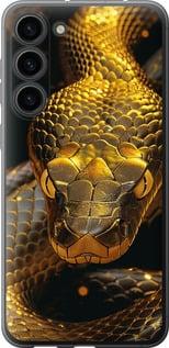 Чехол на Samsung Galaxy S23 Plus Golden snake