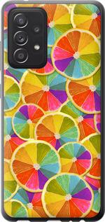 Чехол на Samsung Galaxy A52 Разноцветные дольки лимона