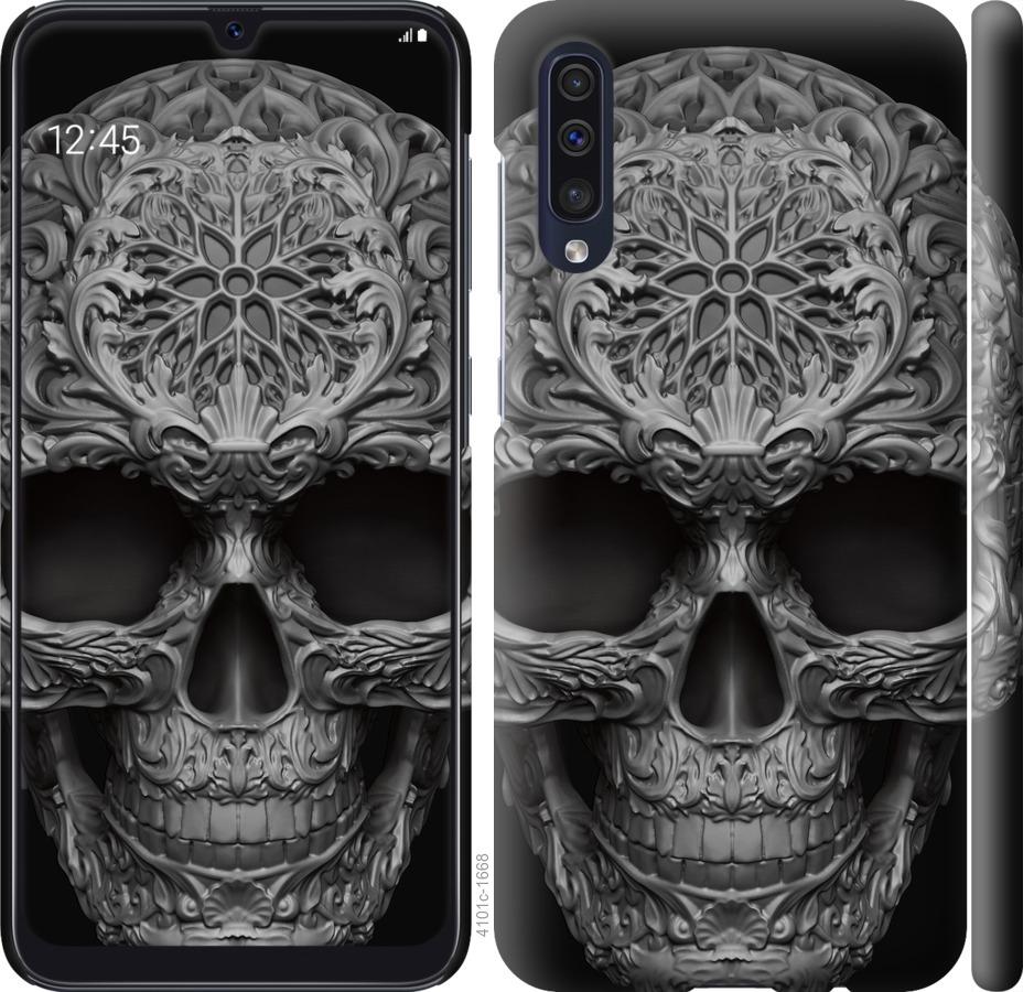 Чехол на Samsung Galaxy A50 2019 A505F skull-ornament