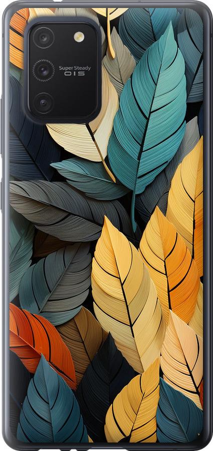 Чехол на Samsung Galaxy S10 Lite 2020 Кольорове листя