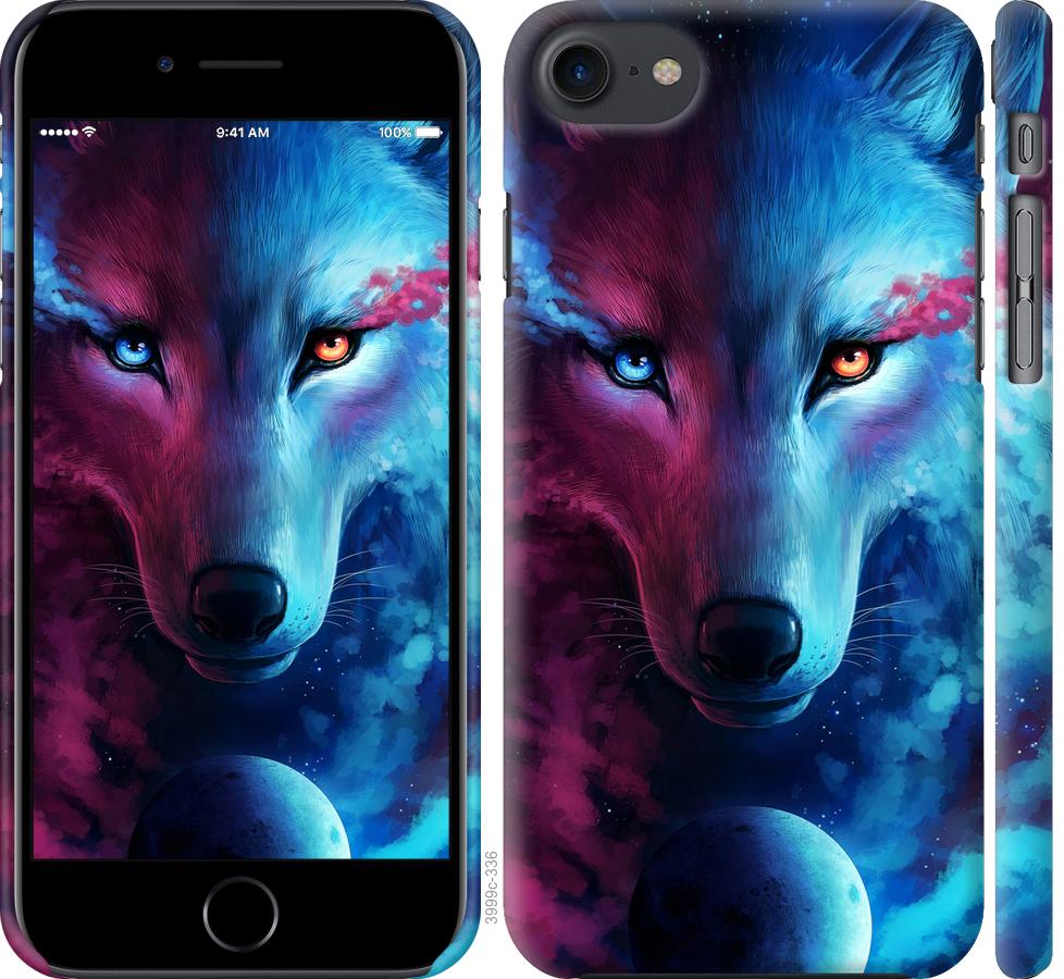 Чехол на iPhone 7 Арт-волк