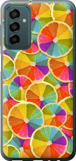 Чехол на Samsung Galaxy M13 M135 Разноцветные дольки лимона