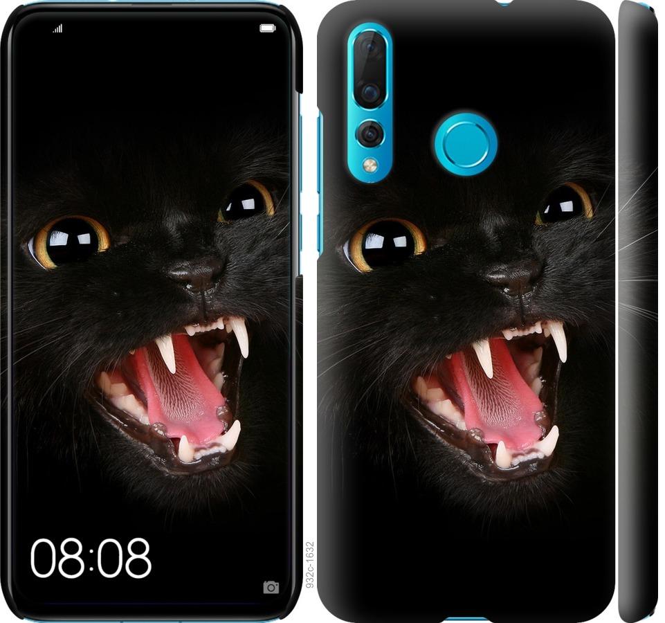 Чехол на Huawei Nova 4 Чёрная кошка