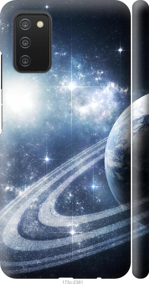 Чехол на Samsung Galaxy A03s A037F Кольца Сатурна