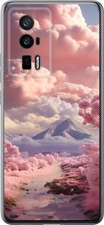 Чехол на Xiaomi Poco F5 Pro 5G Розовые облака