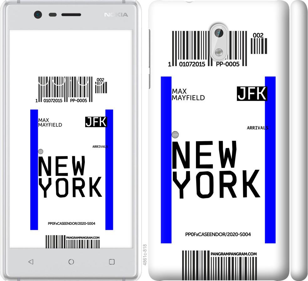 Чехол на Nokia 3 New York