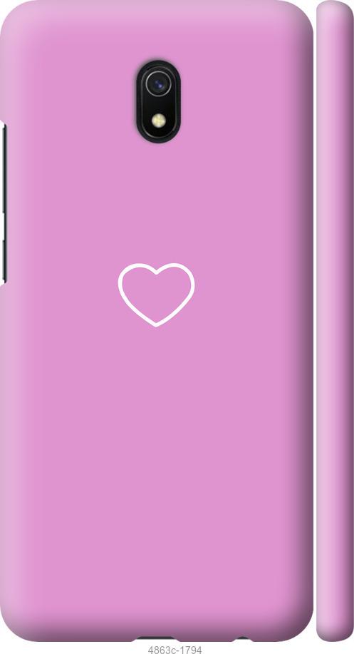 Чехол на Xiaomi Redmi 8A Сердце 2