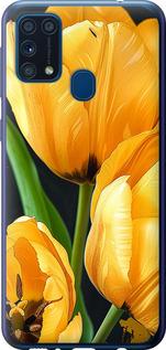 Чехол на Samsung Galaxy M31 M315F Желтые тюльпаны