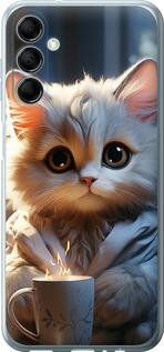 Чехол на Samsung Galaxy M14 M146B White cat
