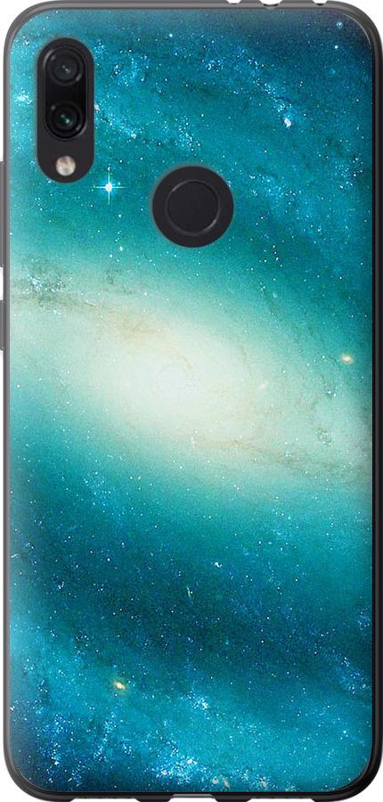 Чехол на Xiaomi Redmi Note 7 Голубая галактика