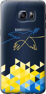 Чехол на Samsung Galaxy S6 Edge Plus G928 Птица мира