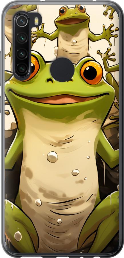Чехол на Xiaomi Redmi Note 8 Веселая жаба