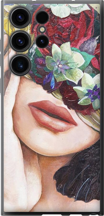 Чехол на Samsung Galaxy S23 Ultra Head Flower