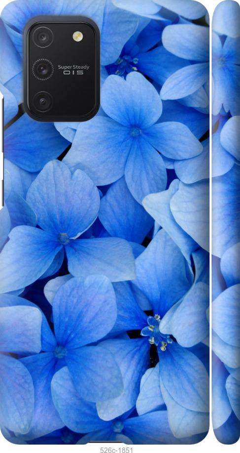 Чехол на Samsung Galaxy S10 Lite 2020 Синие цветы
