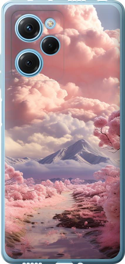 Чехол на Xiaomi Poco X5 Pro 5G Розовые облака