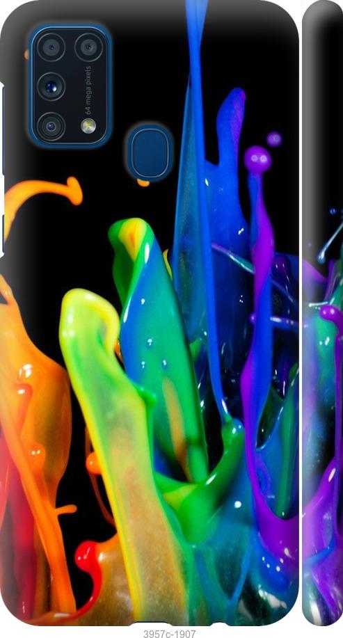 Чехол на Samsung Galaxy M31 M315F брызги краски