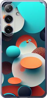 Чехол на Samsung Galaxy S24 Plus Горошек абстракция
