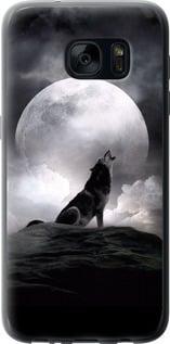 Чехол на Samsung Galaxy S7 G930F Воющий волк