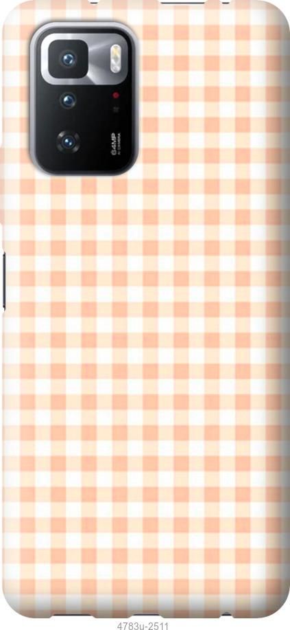 Чехол на Xiaomi Poco X3 GT Узор в клетку