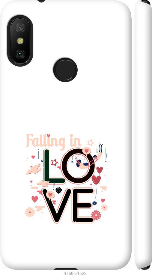 Чехол на Xiaomi Mi A2 Lite falling in love