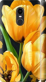 Чехол на Xiaomi Redmi Note 4X Желтые тюльпаны