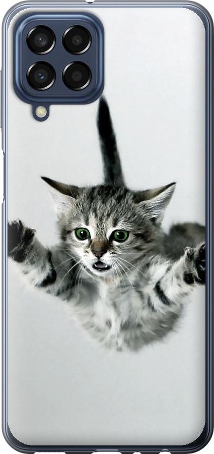 Чехол на Samsung Galaxy M33 M336B Летящий котёнок