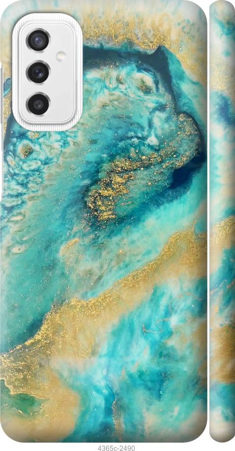 Чехол на Samsung Galaxy M52 M526B Green marble
