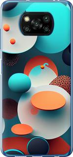Чехол на Xiaomi Poco X3 Горошек абстракция
