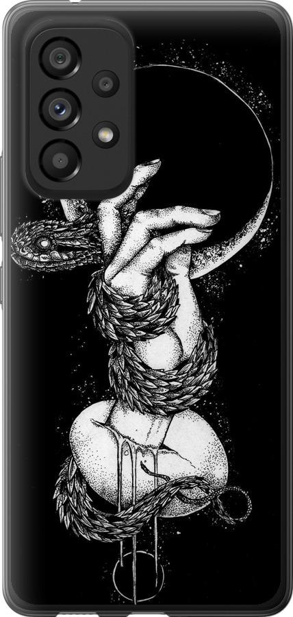 Чехол на Samsung Galaxy A53 A536E Змея в руке