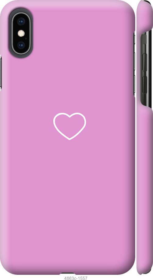 Чехол на iPhone XS Max Сердце 2