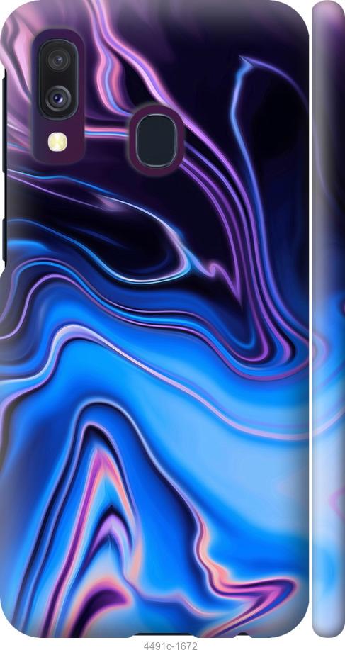 Чехол на Samsung Galaxy A40 2019 A405F Узор воды