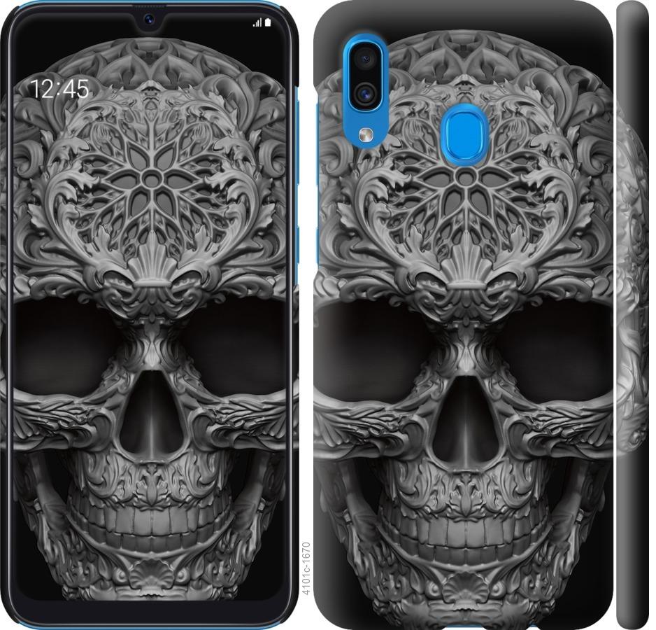 Чехол на Samsung Galaxy A30 2019 A305F skull-ornament