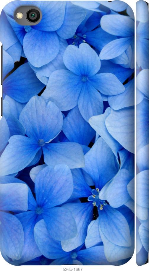Чехол на Xiaomi Redmi Go Синие цветы
