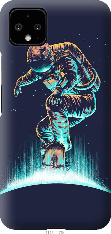 Чехол на Google Pixel 4 XL Космонавт на скейтборде