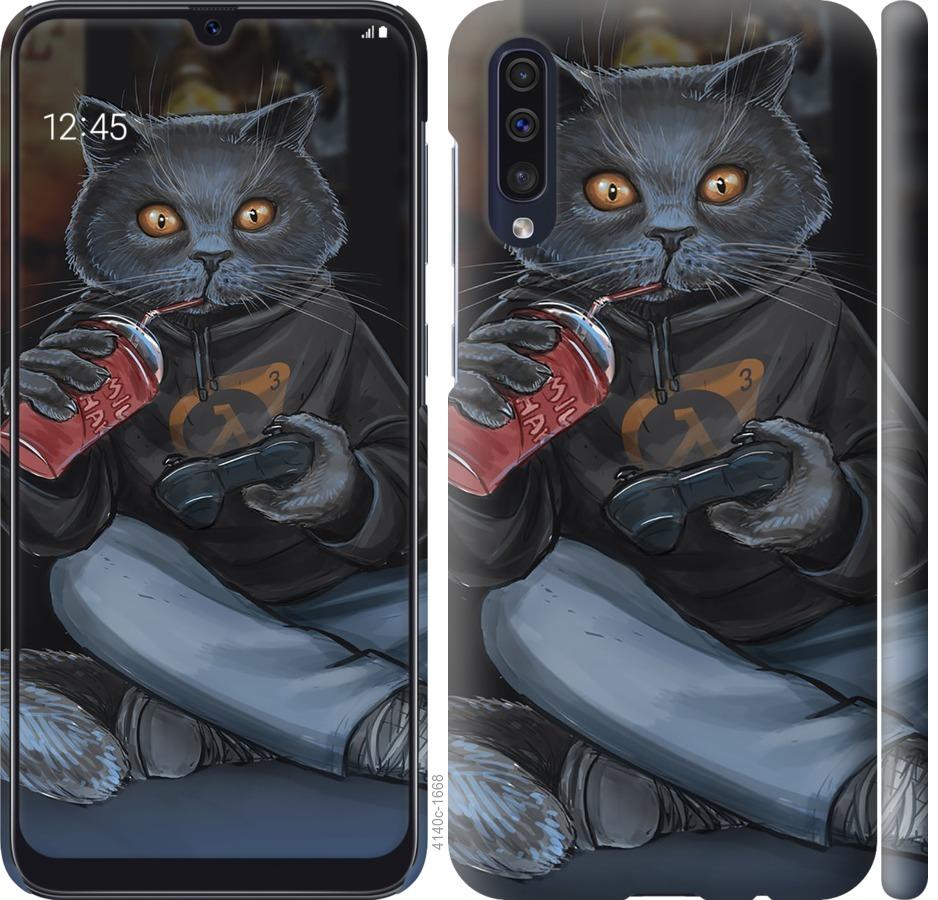 Чехол на Samsung Galaxy A50 2019 A505F gamer cat