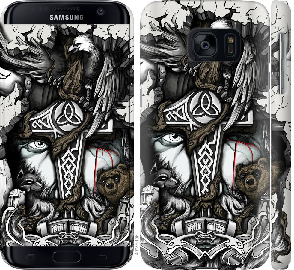 Чехол на Samsung Galaxy S7 G930F Тату Викинг