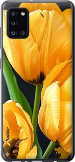 Чехол на Samsung Galaxy A31 A315F Желтые тюльпаны